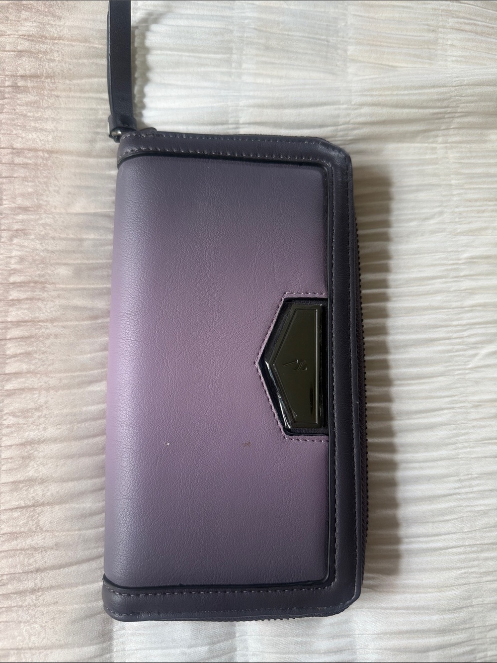 Simply Vera Purple Ombré Clutch Wallet